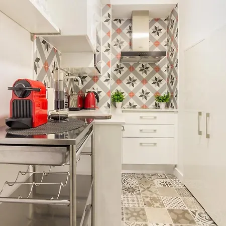 Historical Compact Flat Appartement Lissabon